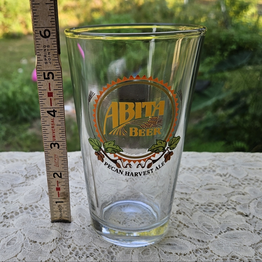 Abita Beer Pecan Harvest Ale Glass Tumbler Louisiana Collectible
